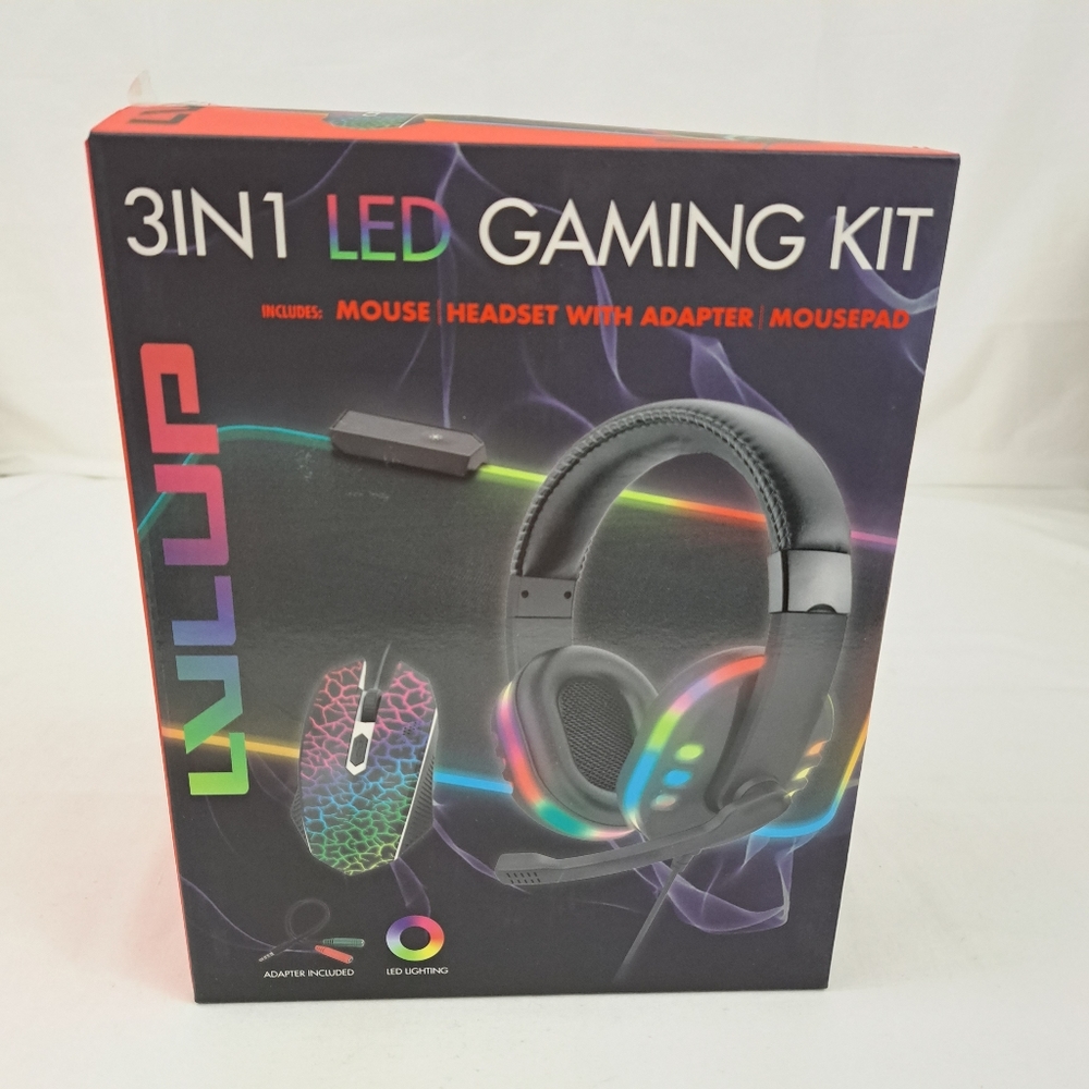 LVLUP 3 In 1  Led Light Up Gaming Kit